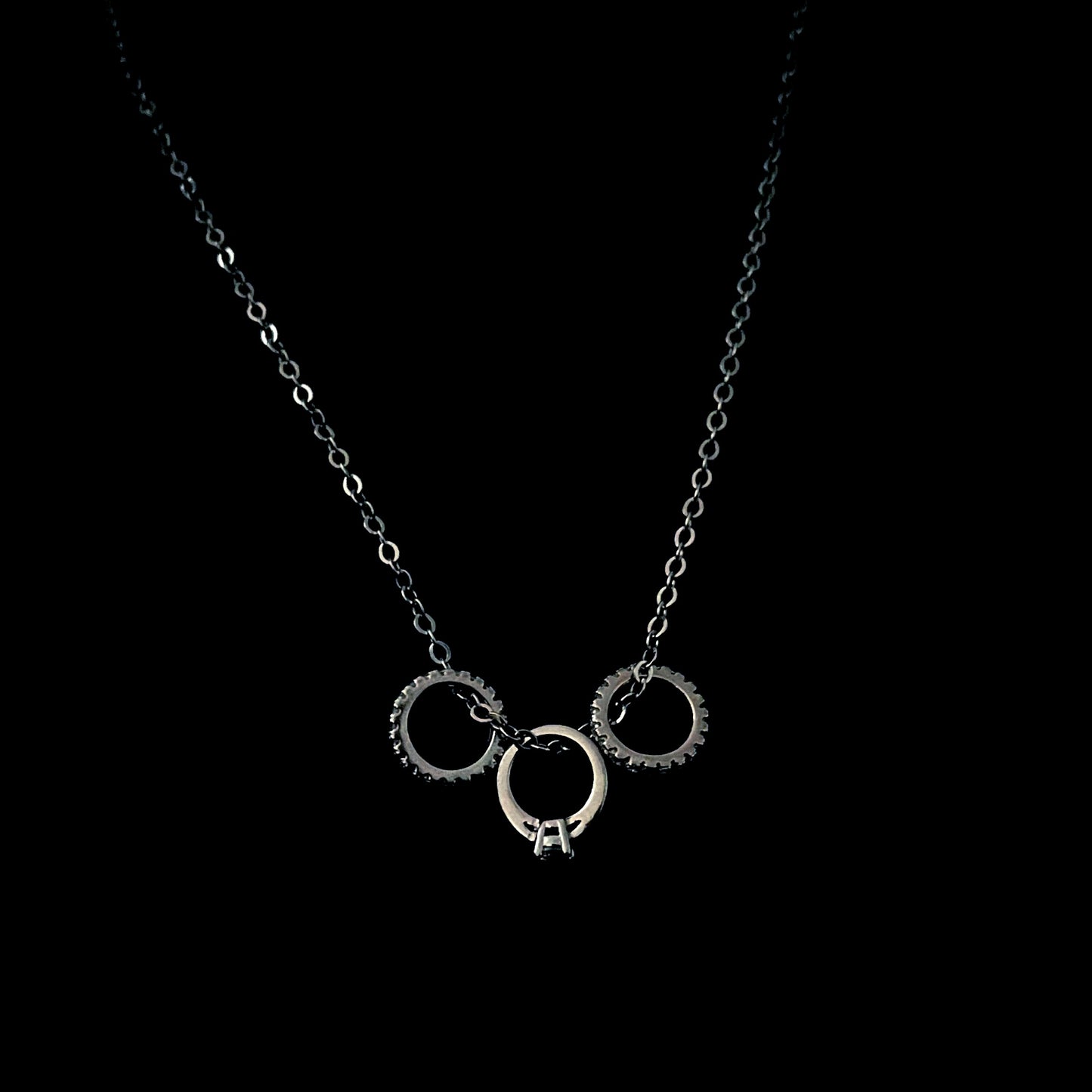 Drei Ringe Halskette
