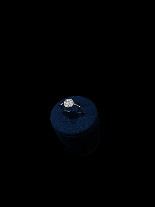 Funkelnder Kreis Ring