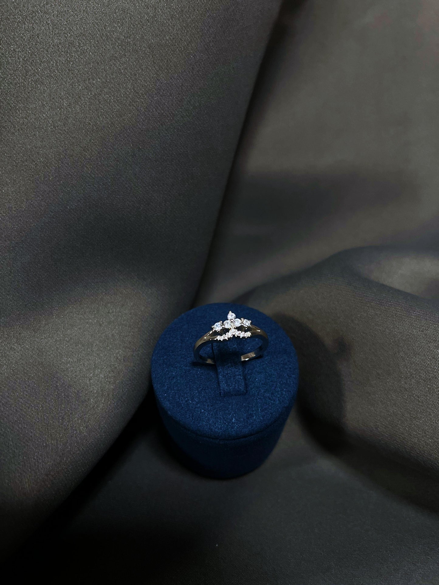 Funkelnde Krone Ring