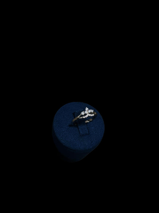 Funkelnde Krone Ring