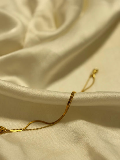 Simples Zwei-Reihen Armband