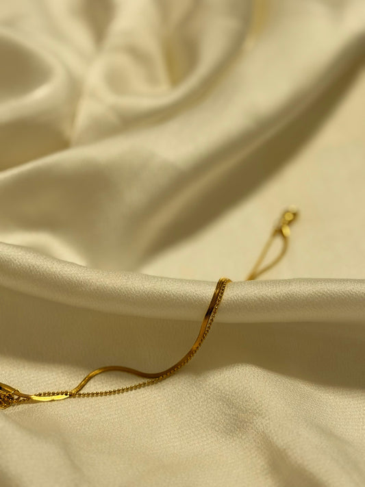 Simples Zwei-Reihen Armband