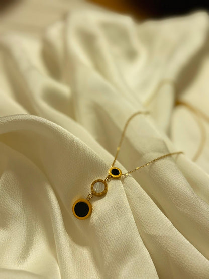 Dreier Perlmutt Kette