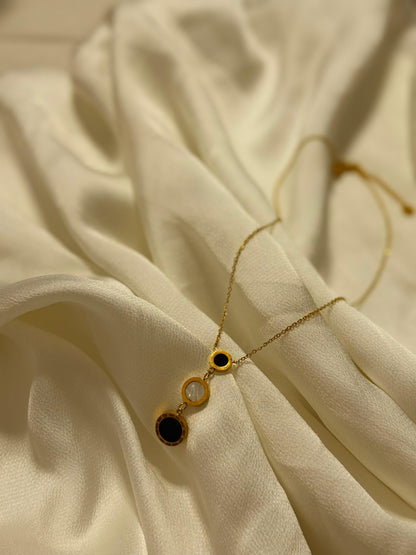 Dreier Perlmutt Kette