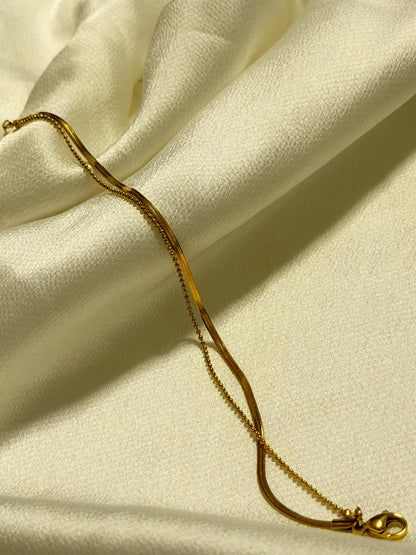 Simples Zwei-Reihen Armband